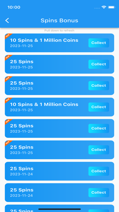 SpinLink - Spins and Coins iPhone screenshot 5 - Utilities app