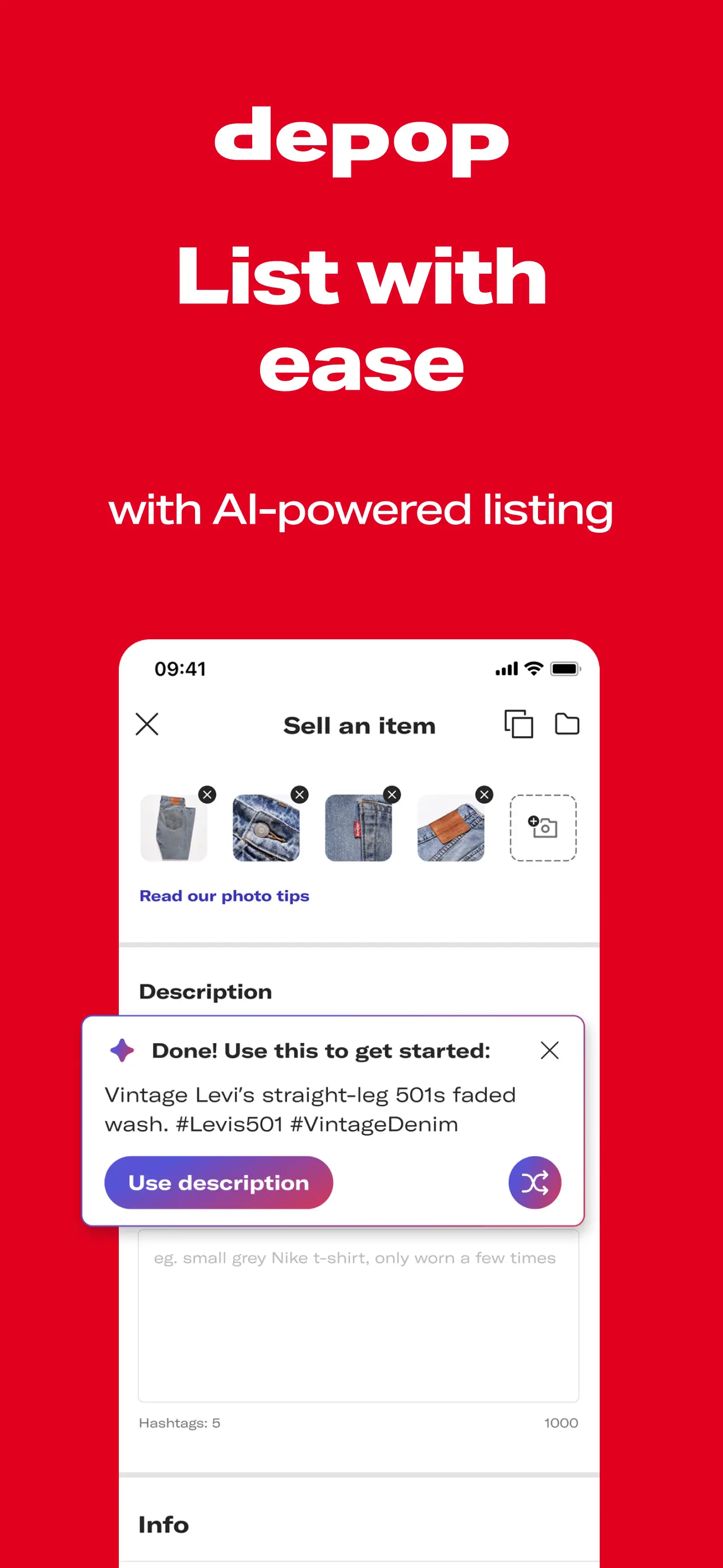 Depop screenshot 3