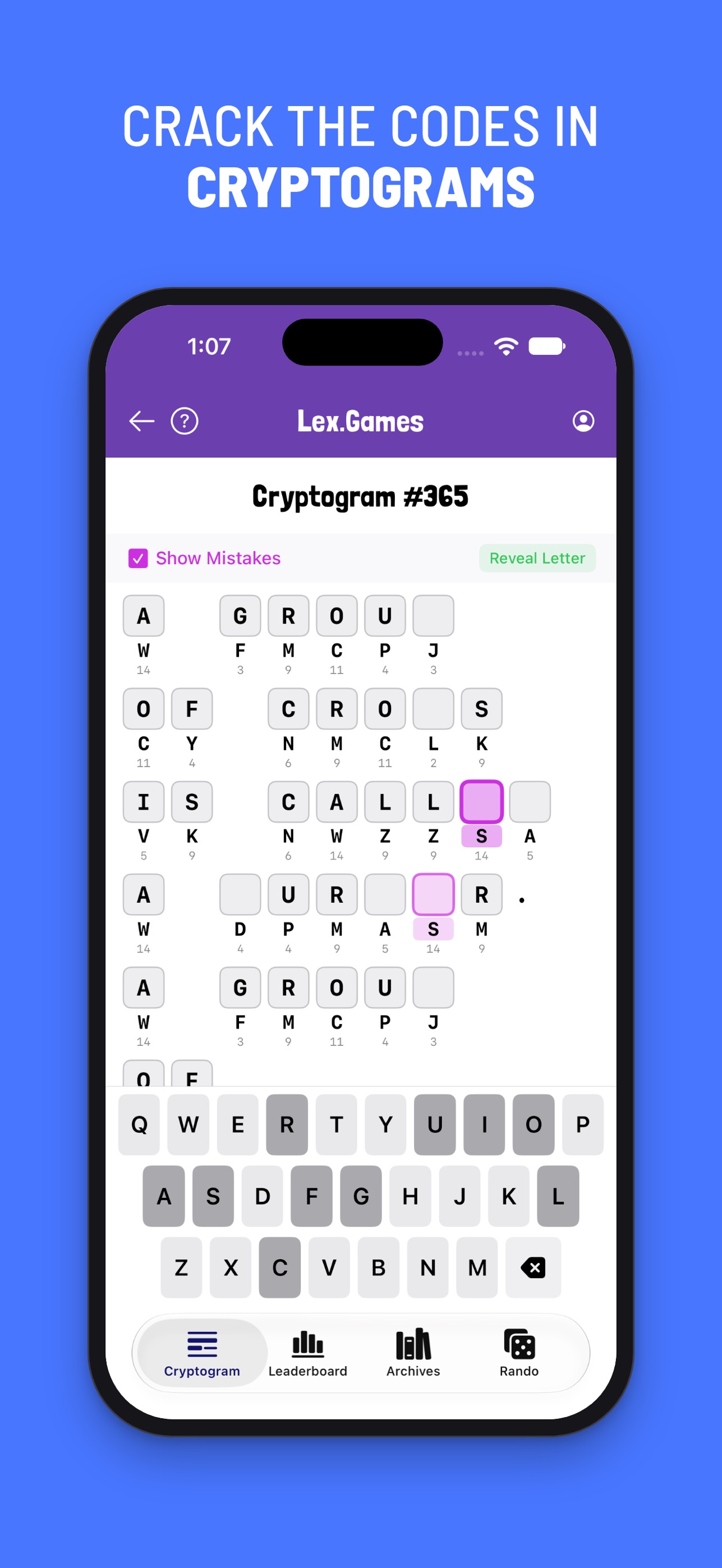 Screenshot 10 of Lex.Games: Daily Word Games