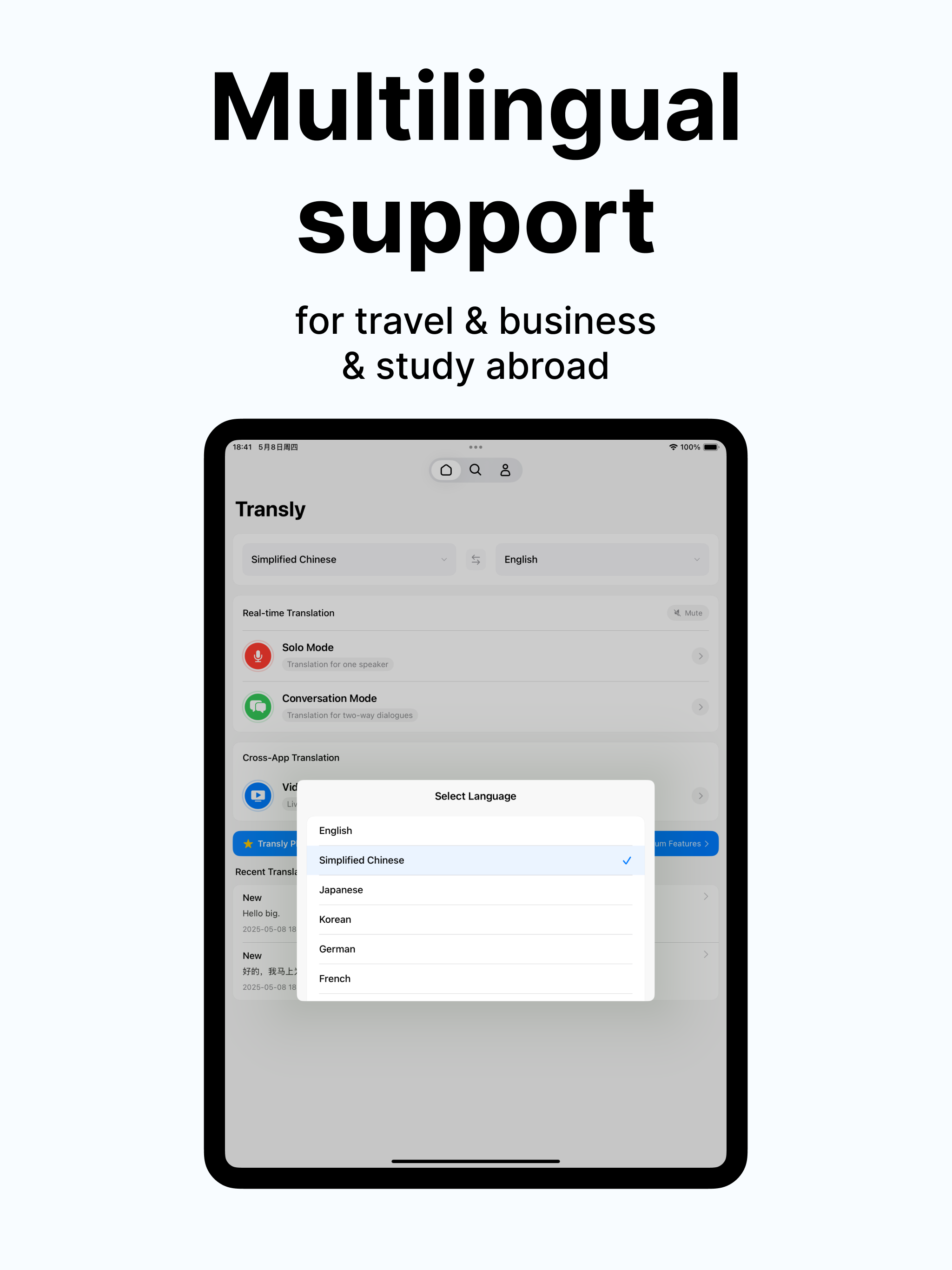 Transly - Live Translator screenshot 11