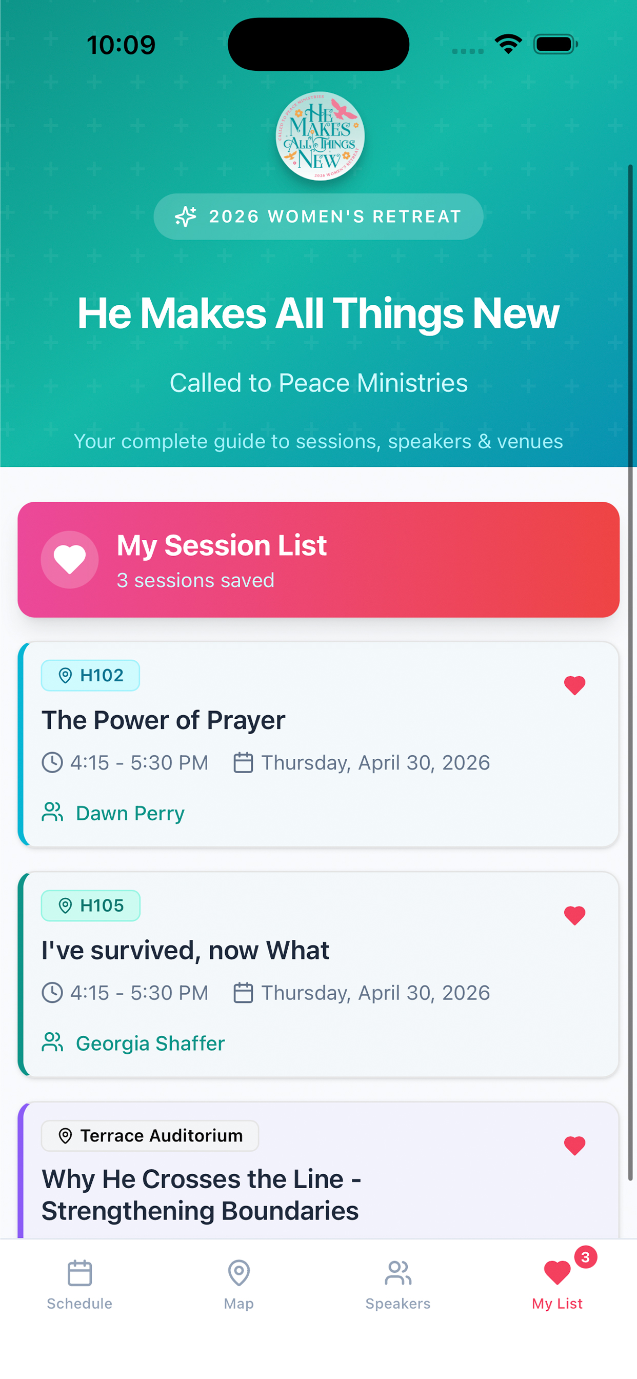 Called to Peace Retreat screenshot 4