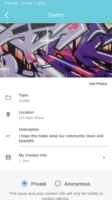 App screenshot