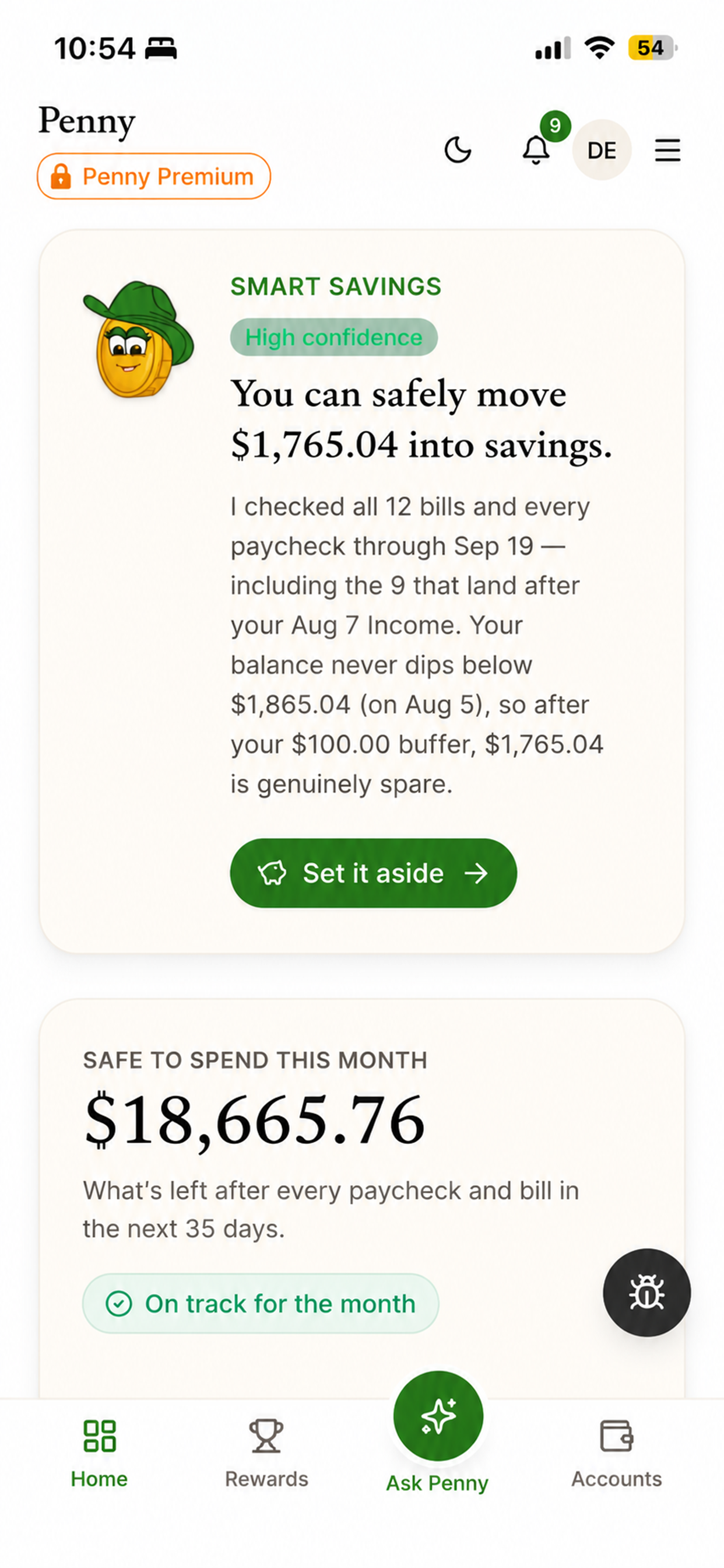 Penny Personal Finance screenshot 8