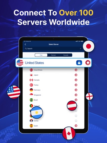VPN Lite: Super VPN Proxy iPad screenshot