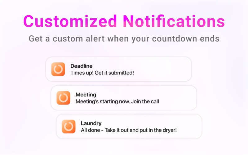 Countdown Timer Pro app screenshot 3