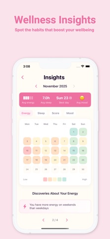 Morning Routine Evening Diary iPhone screenshot