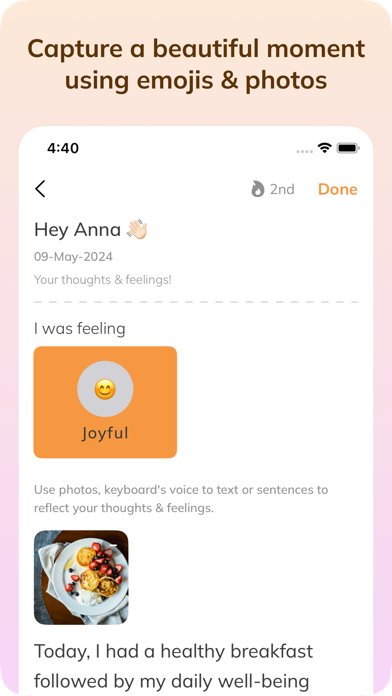 My Wellbeing: Vision Board App iPhone screenshot 6 - Health & Fitness app
