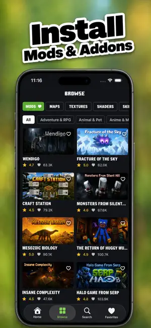 Mods, Addons, Skins & Maps screenshot 1