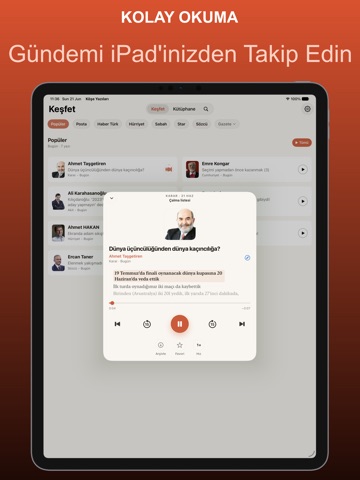 Makale ve Gazete Haberleri iPad screenshot 4