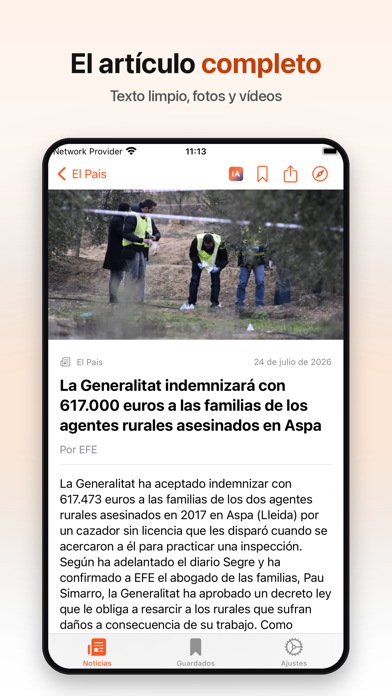 Screenshot #3 pour España Noticias