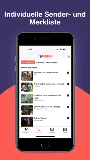 Screenshot von TV SPIELFILM - TV Programm auf dem iPhone 6