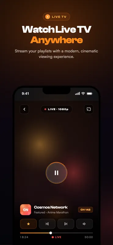 TeeviHub: IPTV Player screenshot 1 of 5