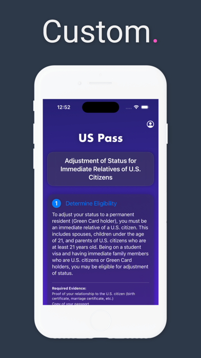 US Pass Screenshot