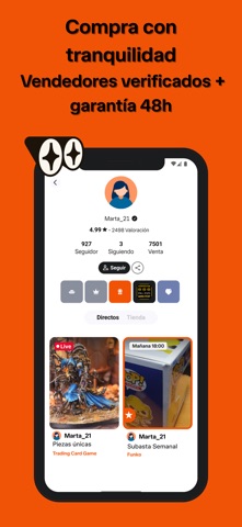 Geek: compra en directo screenshot