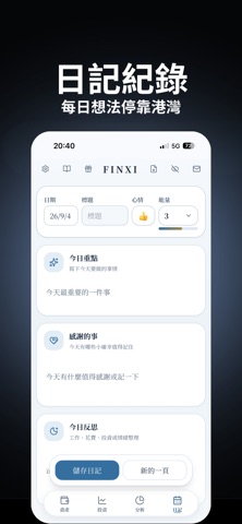 FINXI｜記帳・投資・日記・共同帳本 screenshot