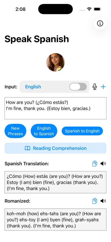 Ai Learn Spanish screenshot 2