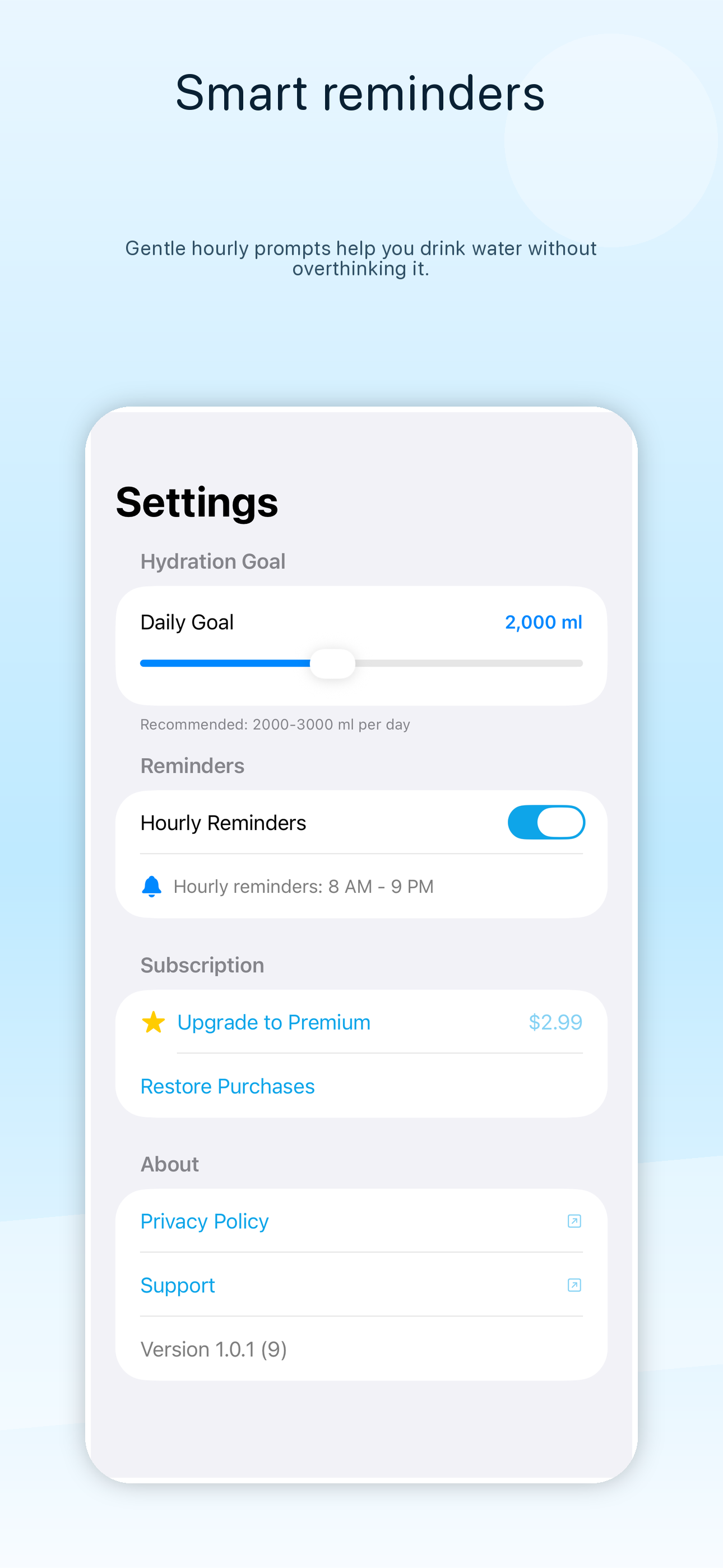 WaterPulse - Hydration Tracker screenshot 3