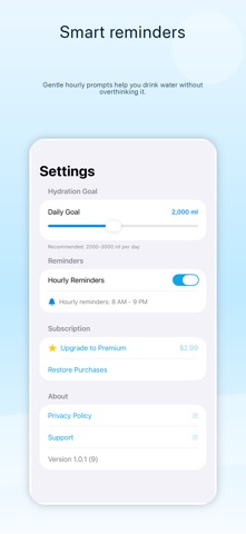 WaterPulse - Hydration Tracker Screenshot 3 of 5