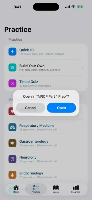 MRCP Part 1 Prep screenshot 2