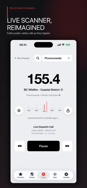 Police Radio Scanner + screenshot 1
