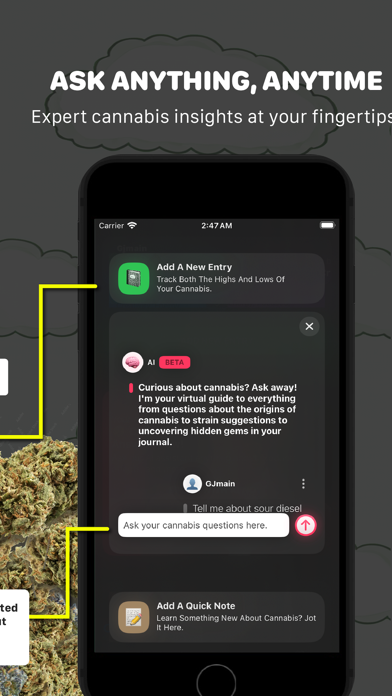 Green Journal - Cannabis Diary Screenshot
