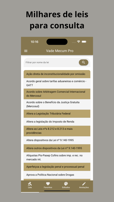 Vade Mecum Lite Direito Brasil Screenshot