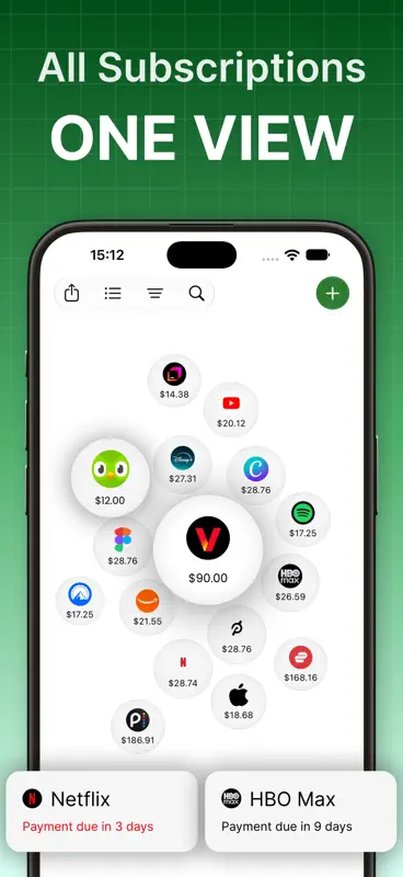 サブスク管理: SubIQ screenshot 2 of 7