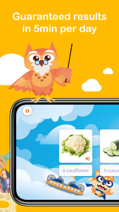 Holy Owly English for kids Screenshot