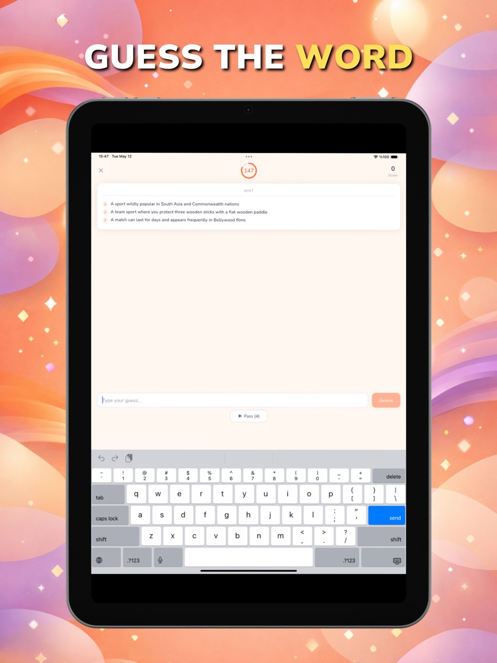 iPad screenshot