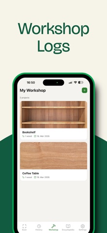 Wood AI: Identifier & Craft iPhone screenshot