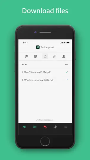 Adobe Connect iPhone Screenshot 8