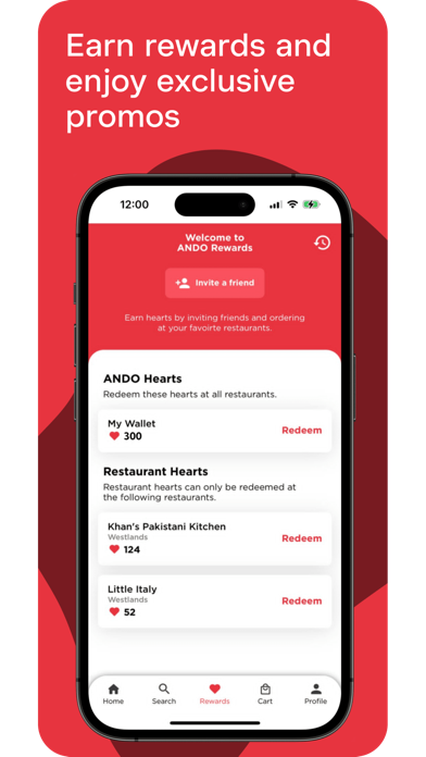 ANDO - Food Delivery Screenshot