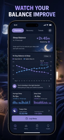 睡眠债追踪器·缺觉记录 screenshot