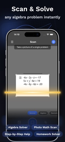 Algebra Math Solver AI Screenshot 1 of 6