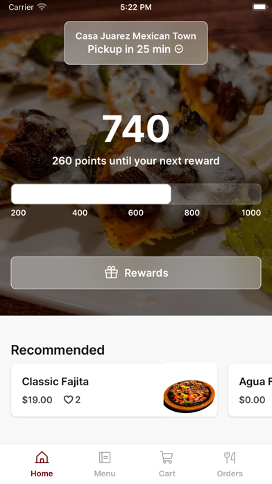 Casa Juarez Mexican Town iPhone screenshot 1 - Food & Drink app