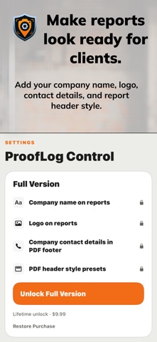 ProofLog: Field Photo Reports Screenshot 7 of 7