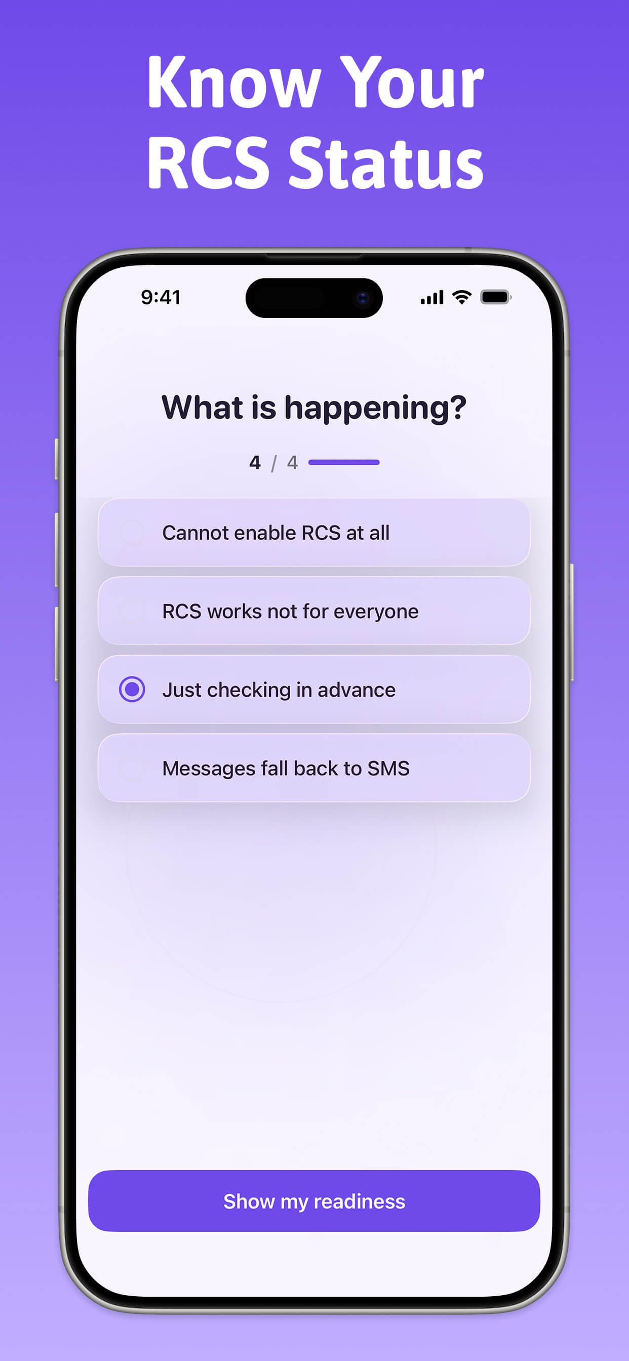 Screenshot 2 of RCSReady - RCS Checker