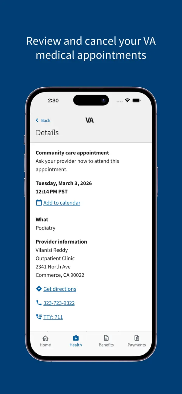 Screenshot #3 pour VA: Health and Benefits
