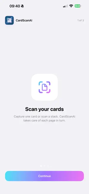 CardScanAI screenshot 2