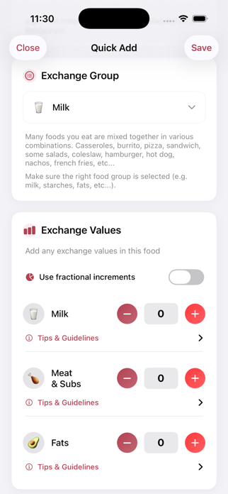 Exchange Diet Screenshot 5 of 5