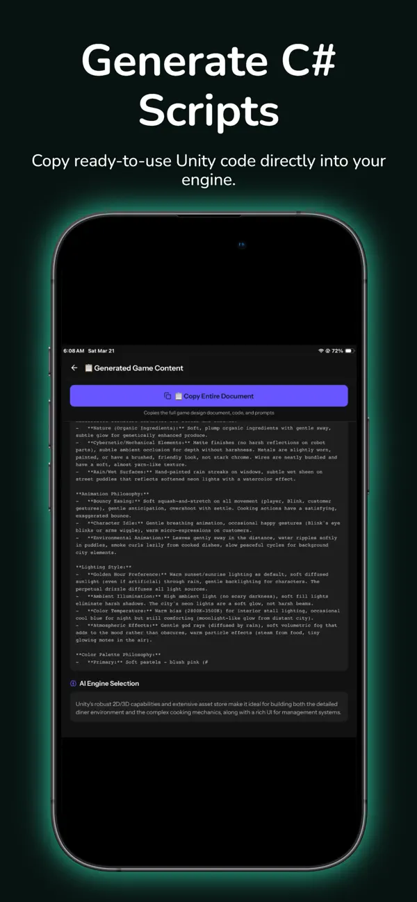 #2. GameForge AI: Code & Build (iOS) By: Rishad Baker