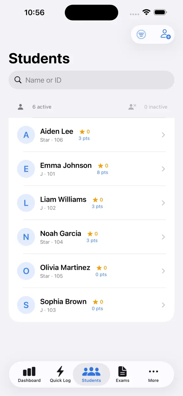 Screenshot #3 pour Class Stars - school tracking