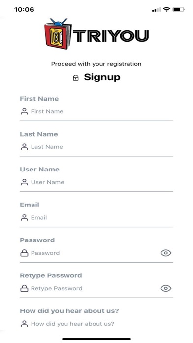 TriYou iPhone screenshot 2 - Social Networking app