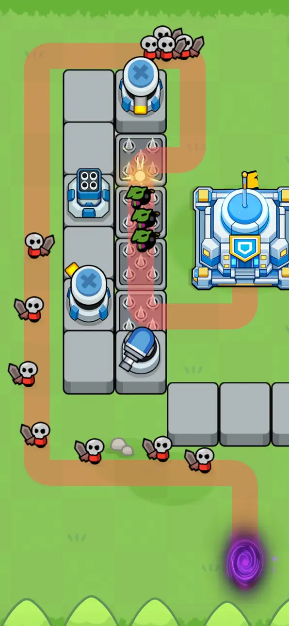 Tile Wars TD iOS Mod IPA screenshot 3 - iOS game interface