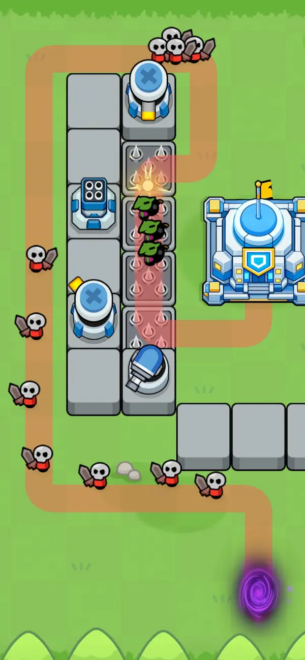 Tile Wars TD iOS Mod IPA screenshot 3 - iOS game interface