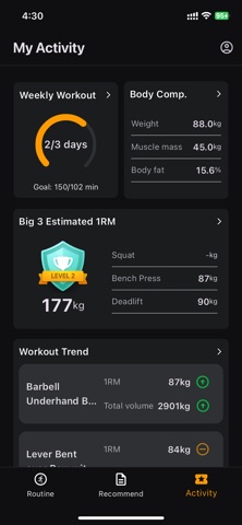 REFINED- Routine for Gym Train Screenshot 2 of 10