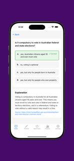 Australian Citizenship Exam screenshot 9