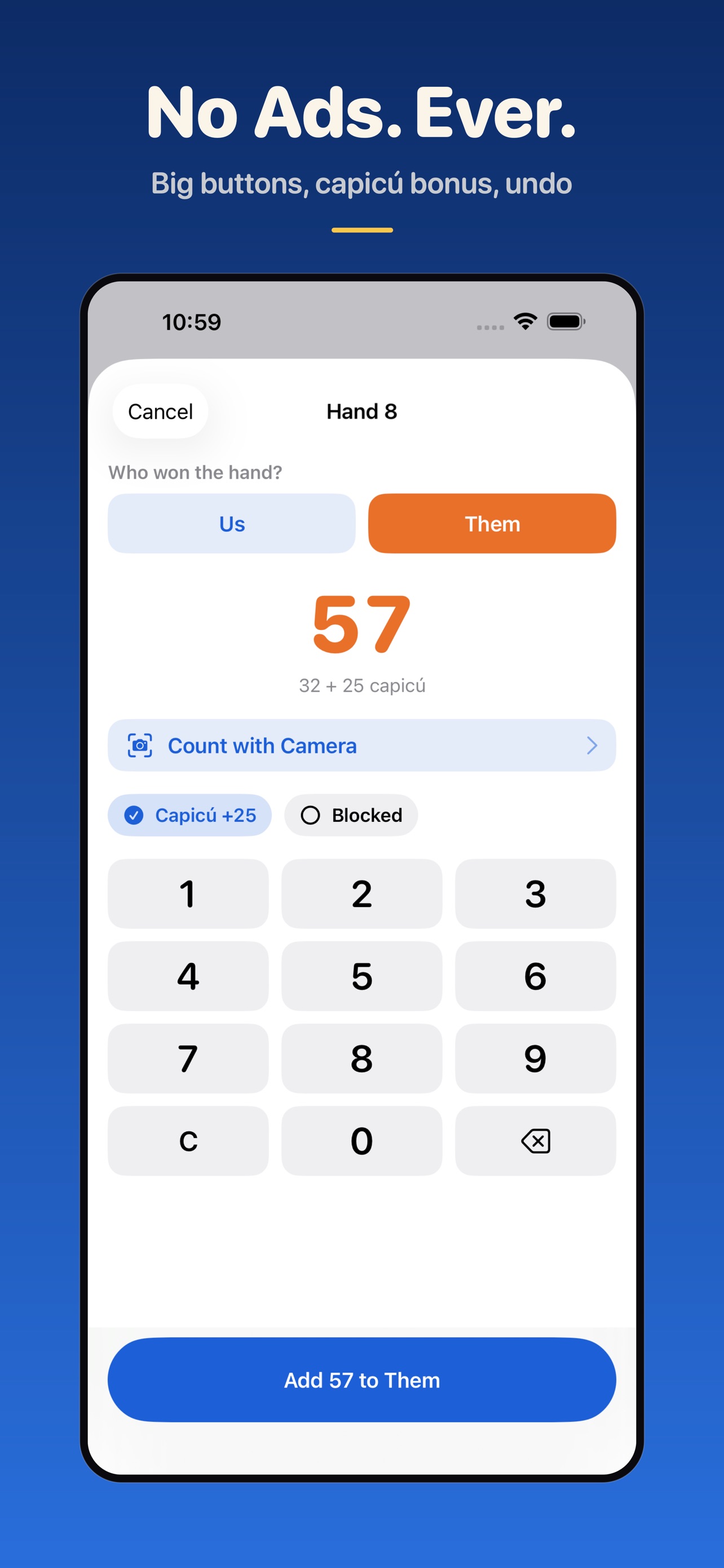 Screenshot 4 of Domino Score Counter: Camera