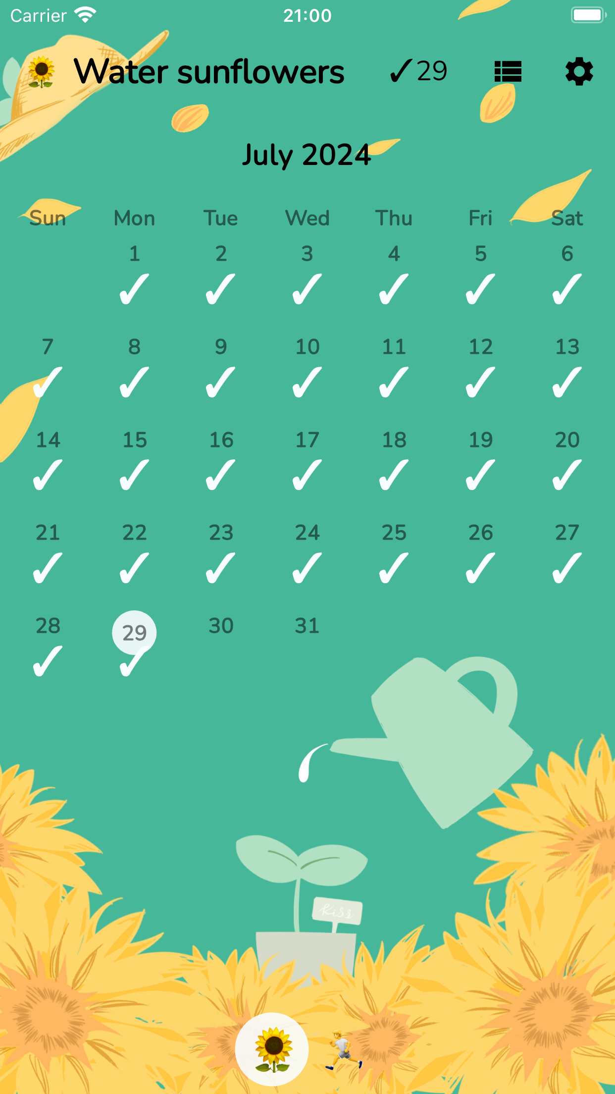 Check Calendar - Habit Builder