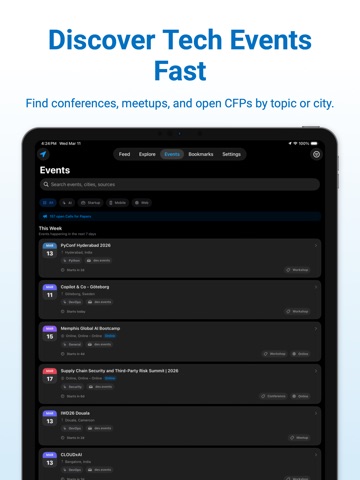 Tech Signal iPad screenshot
